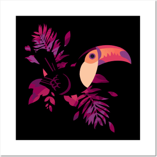 Toucan Silhouette 2 Posters and Art